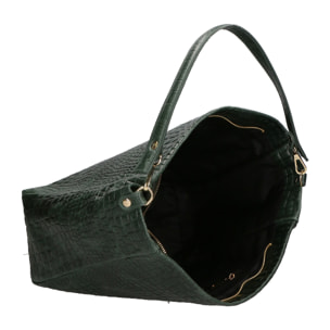 Borsa a spalla da donna - Modello Valtera - Vera pelle - 32.0 x 31.0 x 15.0 cm