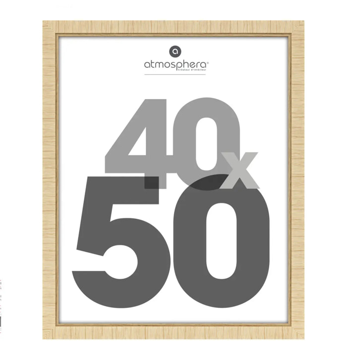 Cadre photo Théa beige 40x50cm