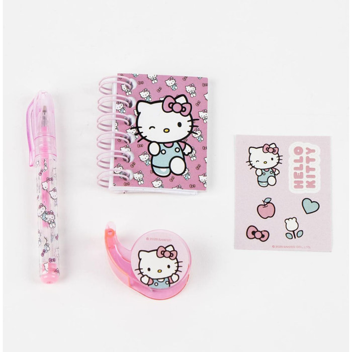 Set De Papelería Minimochila Hello Kitty