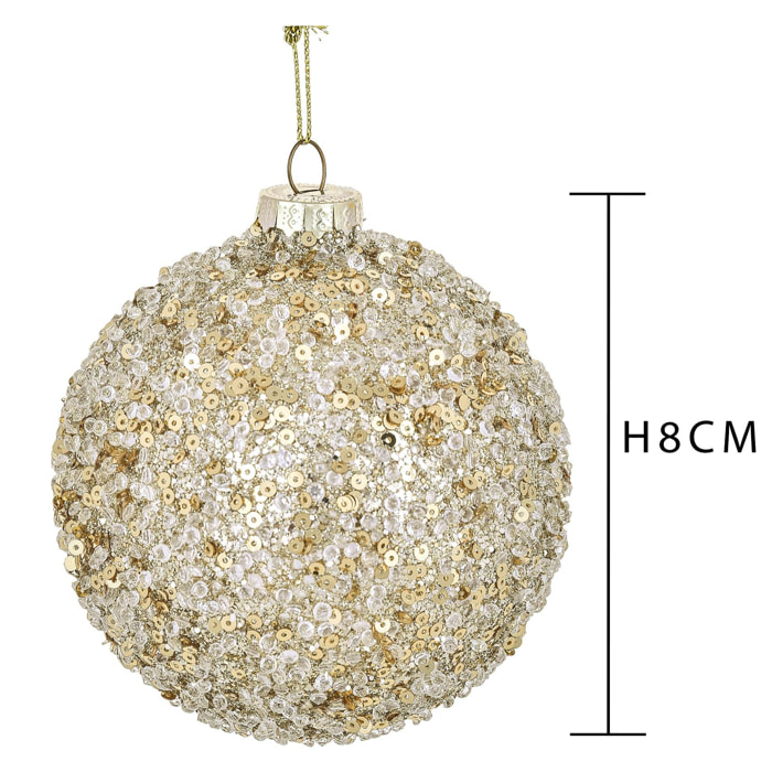 Sfera sequincy - Pezzi 12 - ORO - Bianchi Dino SpA