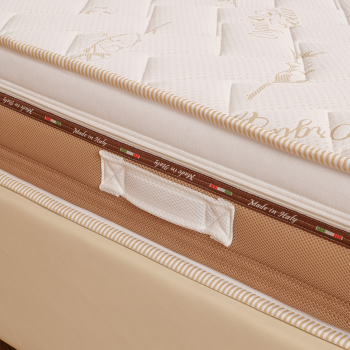 Materasso Memory TRIO CORE Matrimoniale mis. 180x200 alto 22cm - Sleepy Italy