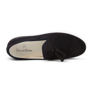 Zapatos Slippers para Hombre - Duca di Morrone Diego Suede Dark Blue