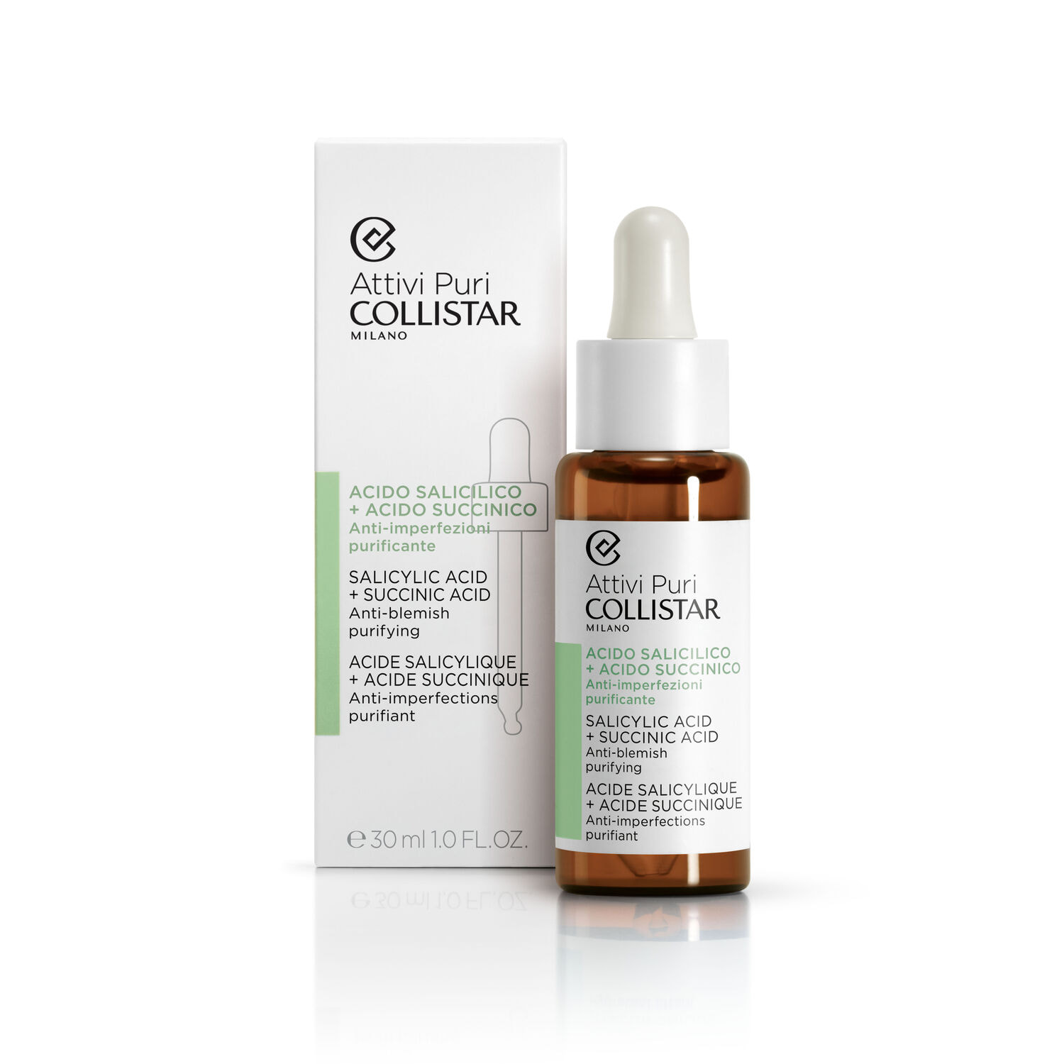 Attivi Puri - Sérum Acide Salicylique + Succinique 30 ml