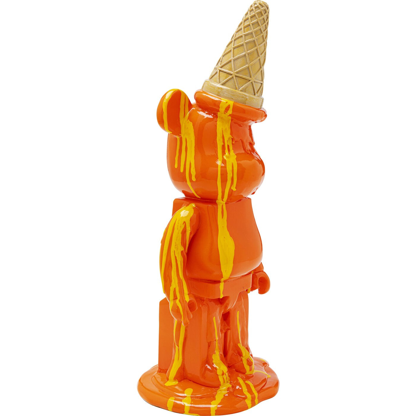 Déco ours glace orange Kare Design