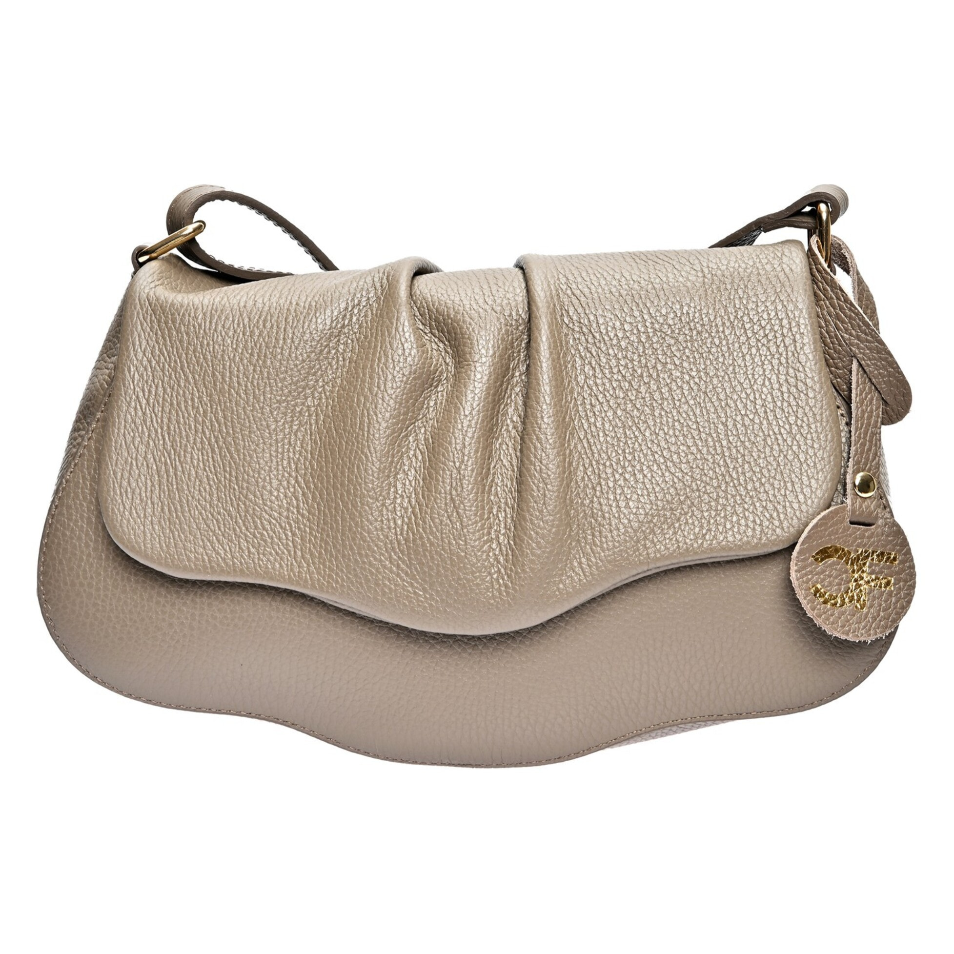 Borsa a spalla Carla Ferreri Beige