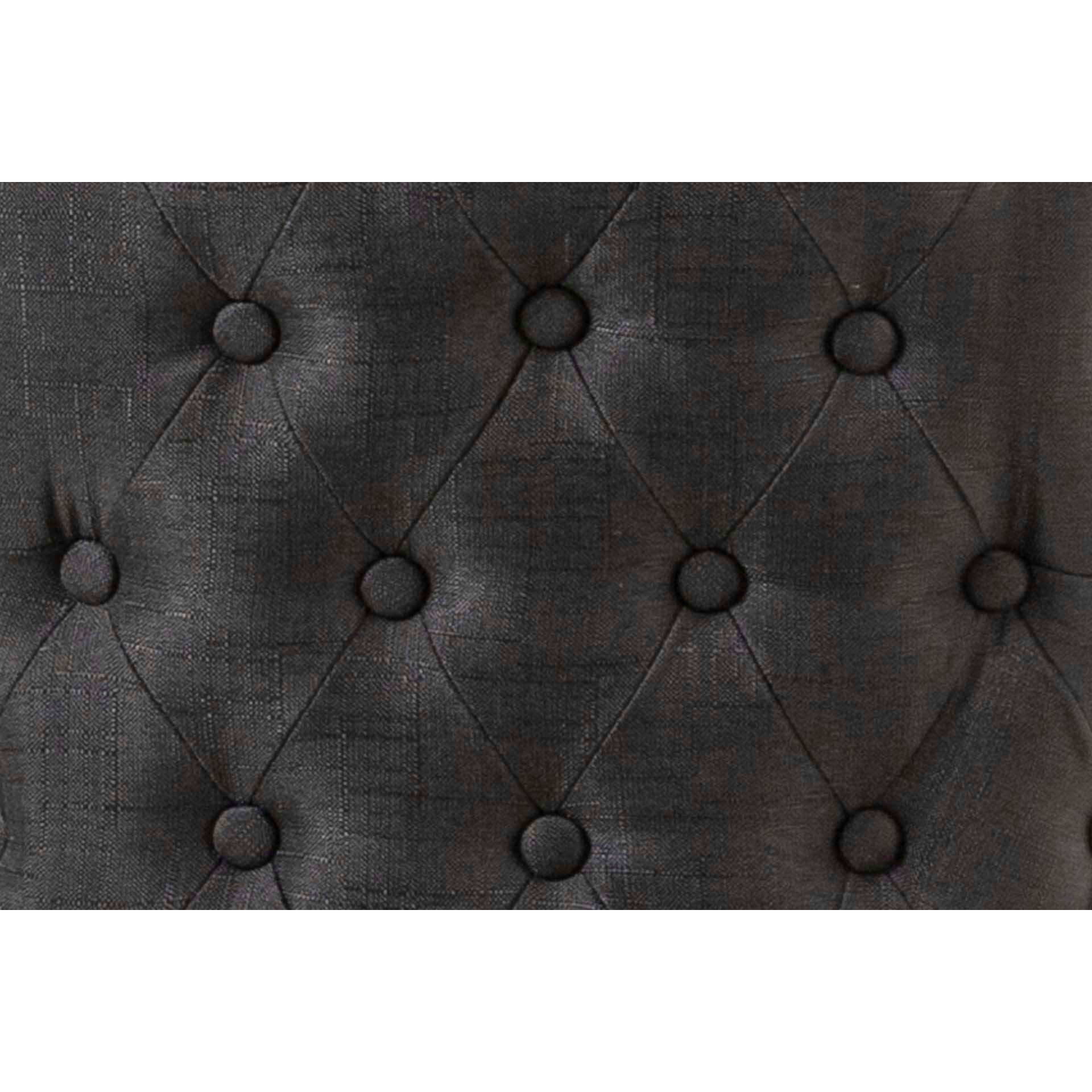 Silla Tachuelas Lino Negro Potomac 56x62x96 Cm