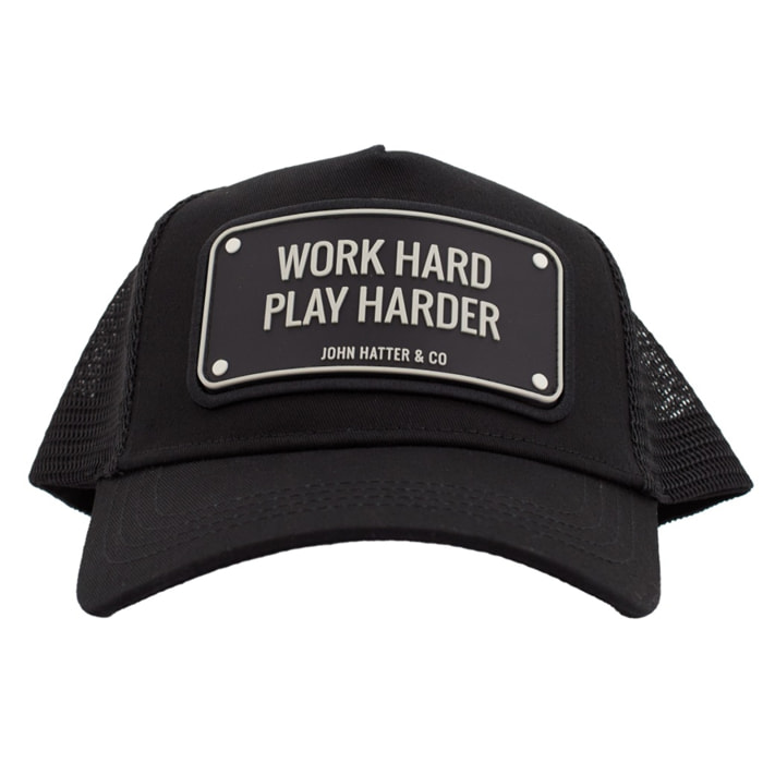 GORRA JOHN HATTER CO WORK HARD PLAY HARDER