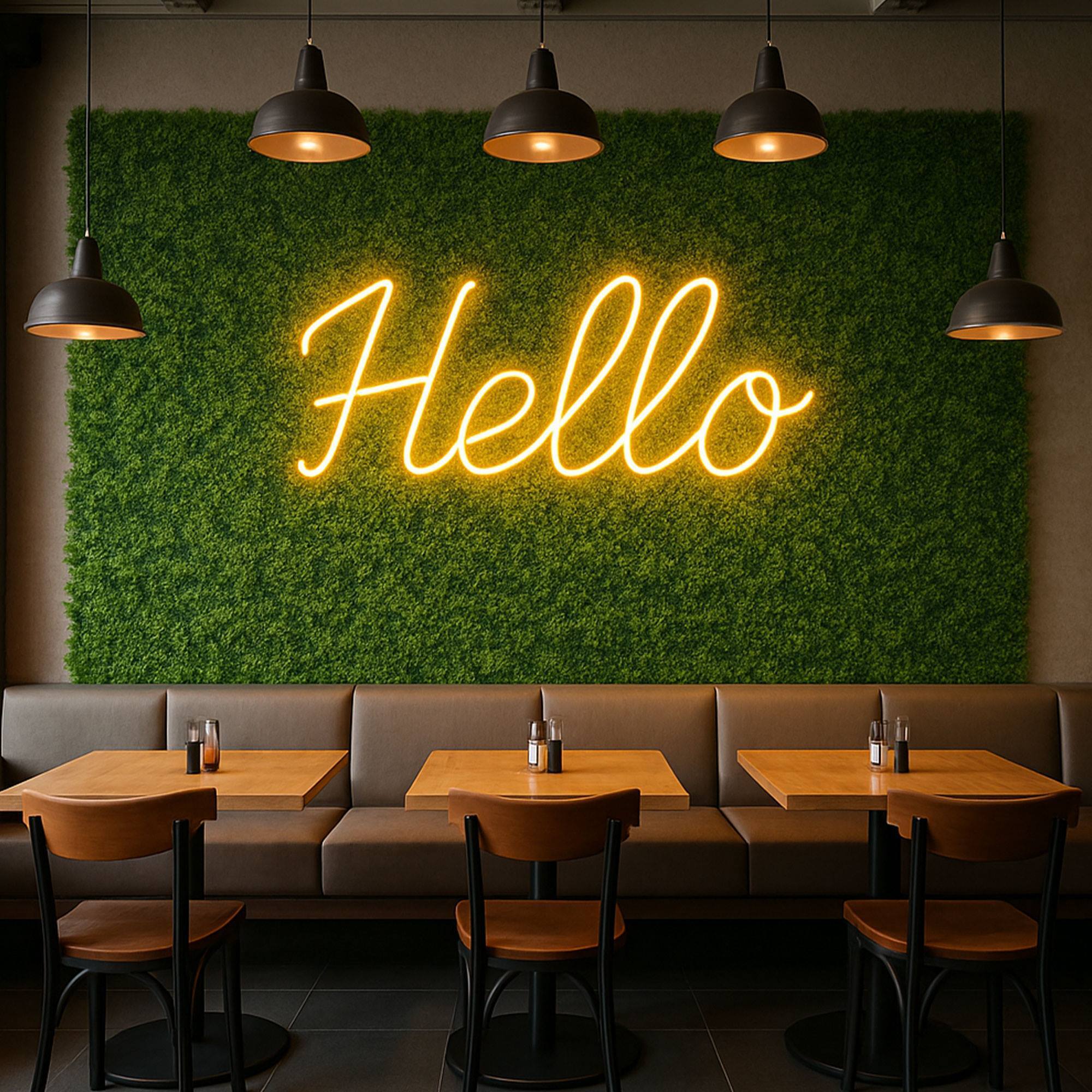 Well home jardín vertical artificial, panel de seto 100x100cm, para decoración interior y exterior - de hojas verdes diseño moderno