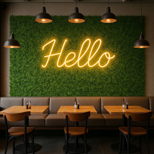 Well home jardín vertical artificial, panel de seto 100x100cm, para decoración interior y exterior - de hojas verdes diseño moderno