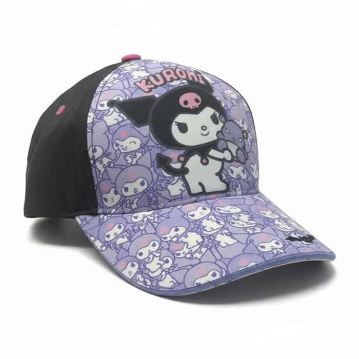 Gorra infantil ajustable Hello Kitty - Color Morado - Talla 53cm