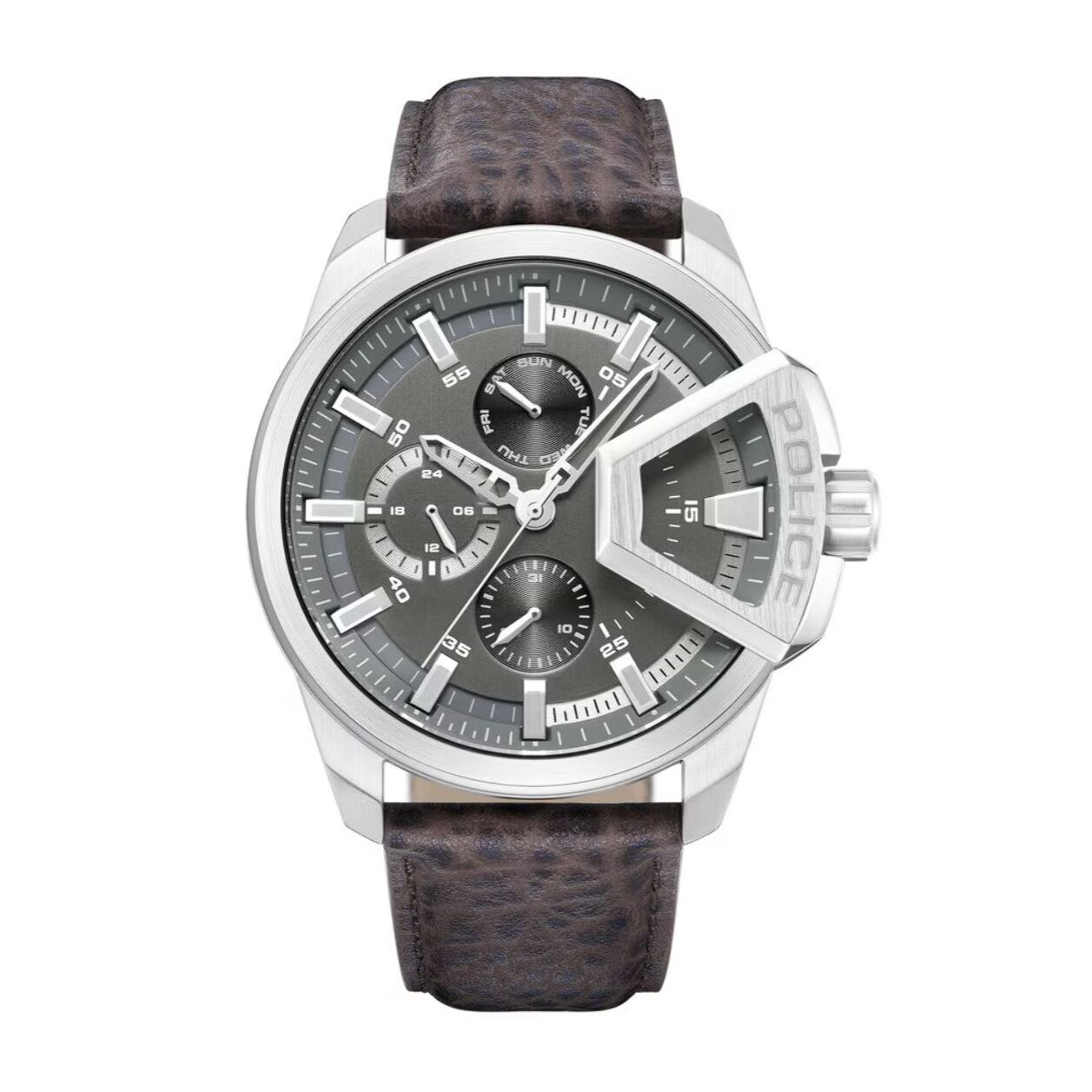 Reloj Police PEWJF0005703 Hombre Analogico Cuarzo con Correa de Cuero