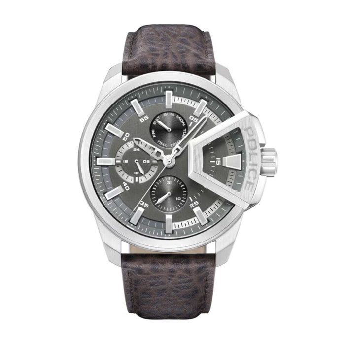 Reloj Police PEWJF0005703 Hombre Analogico Cuarzo con Correa de Cuero