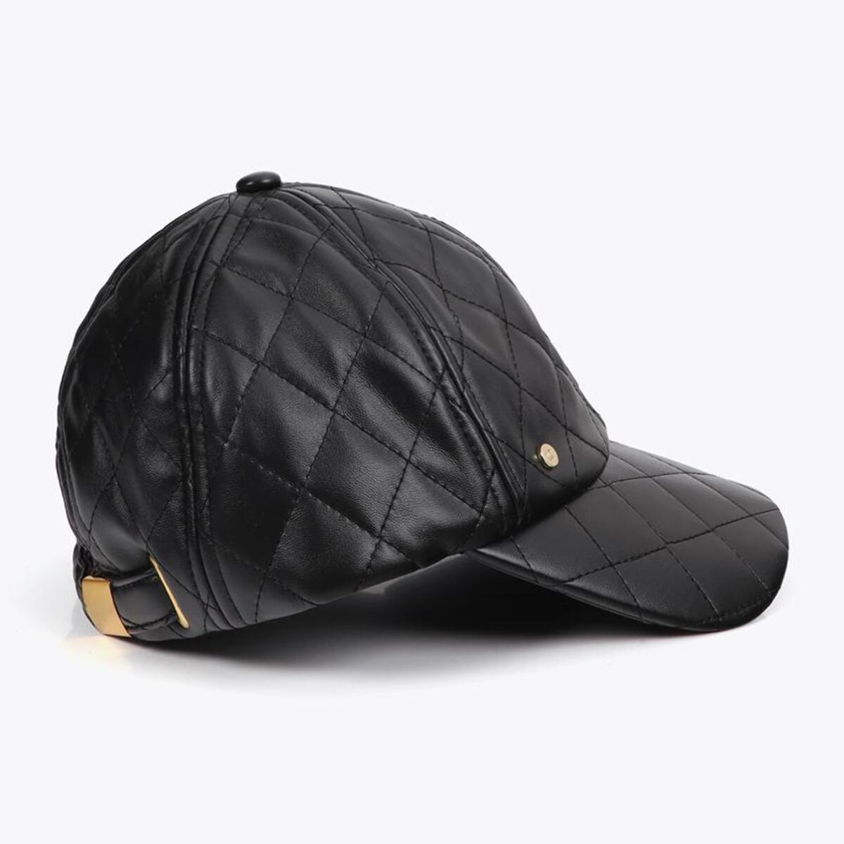 Visiera effetto pelle