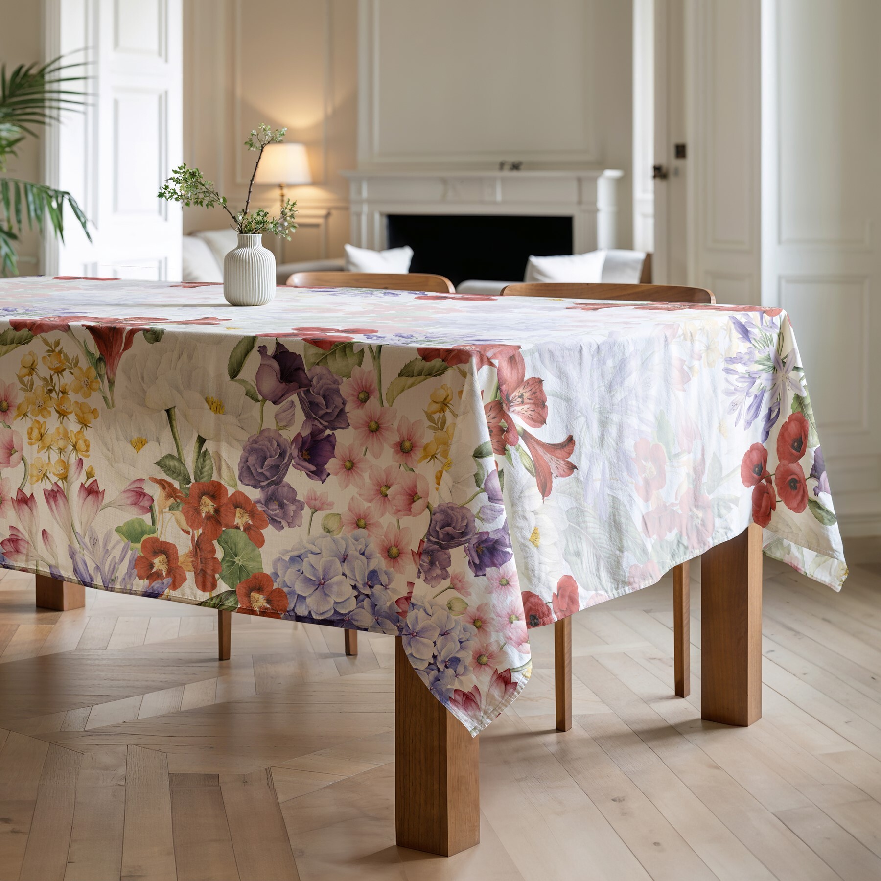 Nappe imprimée anti-tâches BASILIA MULTICOLOR
