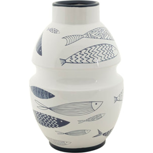 VASO CERAMICA FISH CM Ø 21X31