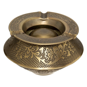 Cendrier "Oasis" doré D12cm