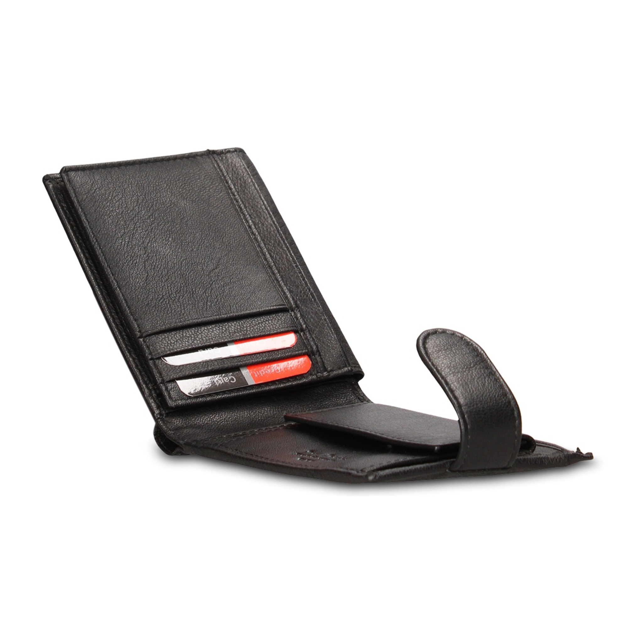 Portafoglio uomo in vera pelle - Modello Erevan Ultra - Casual - 12.5 x 9.0 x 2.0 cm