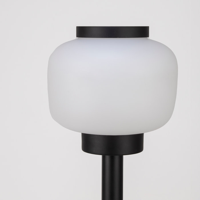 Forlight Lamtam - Baliza de Jardín E27 para Exterior con Protección IP44 Color Negro