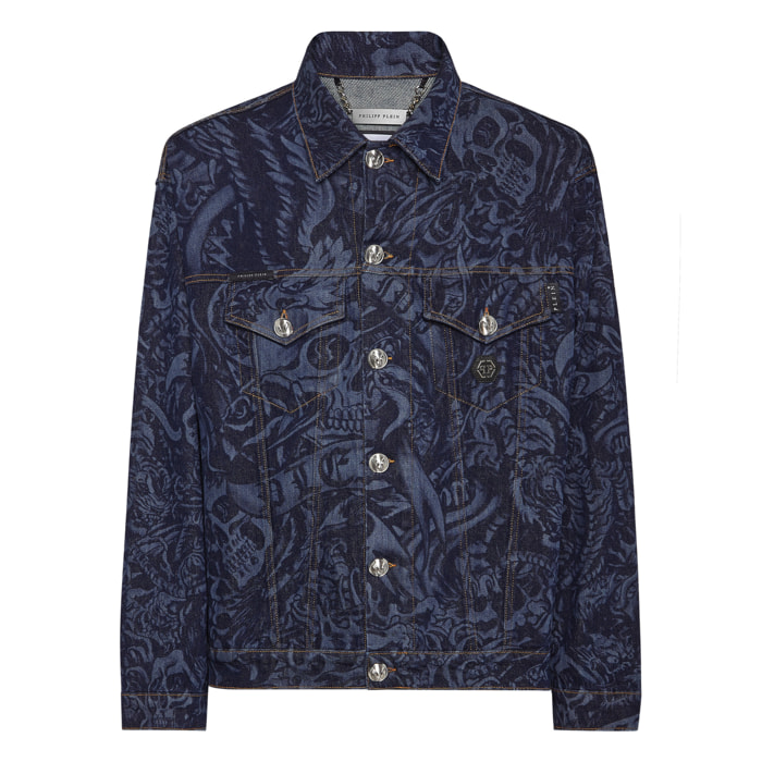 PHILIPP PLEIN Chaqueta vaquera TATTOO