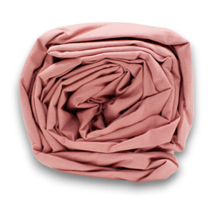 LENZUOLO SOTTO CON ANGOLI LETTO MATRIMONIALE IN COTONE 60 FILI TINTA UNITA CIPRIA H.30