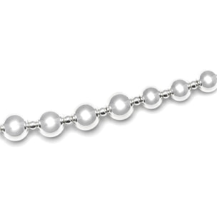 Pulsera Lux by Lux acabado en rodio