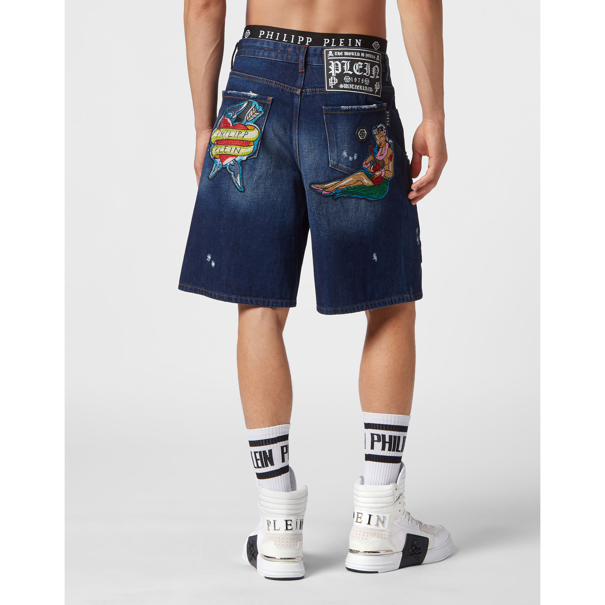 PHILIPP PLEIN Pantalones cortos HAWAII