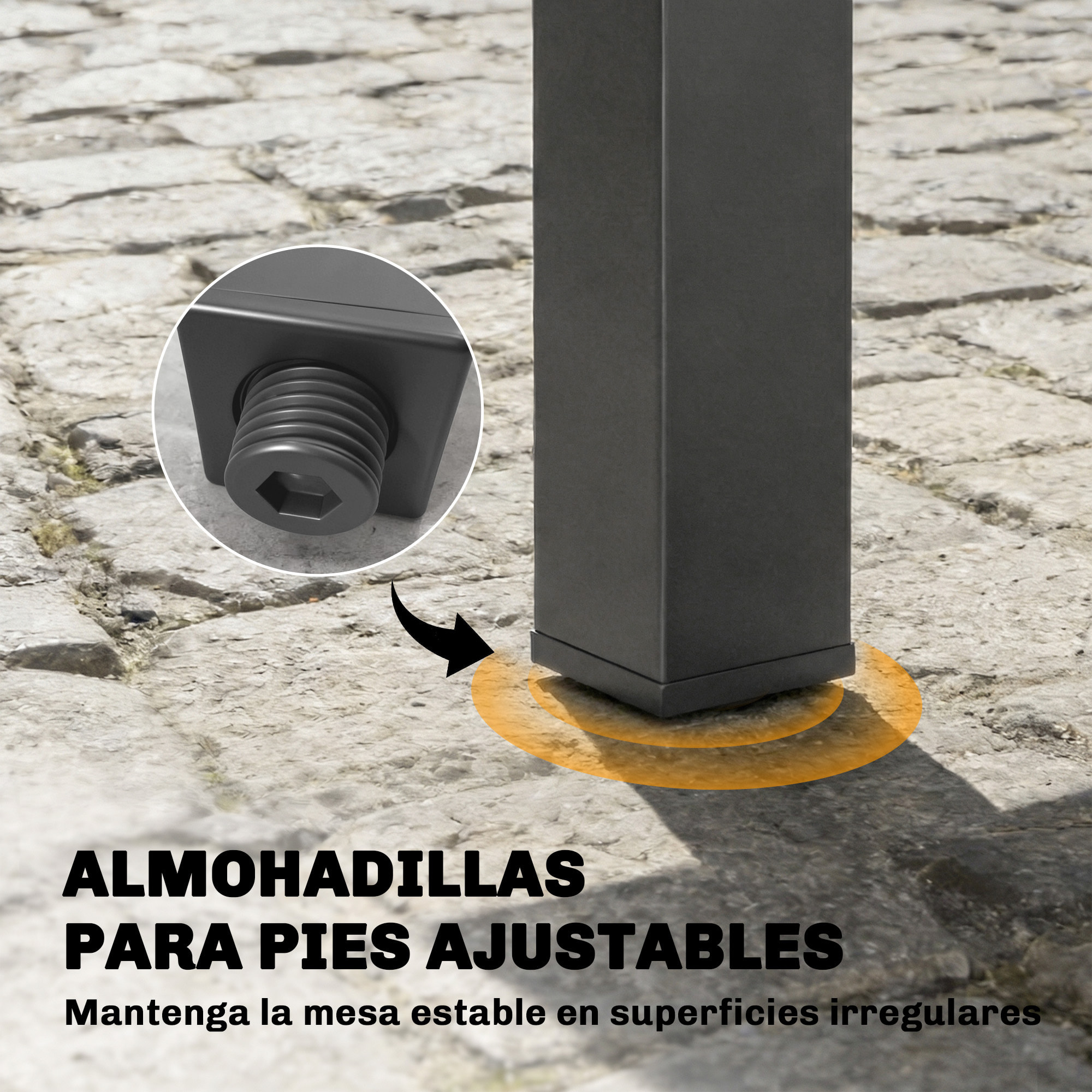 Mesa de Jardín Extensible 135/270x90 cm, Mesa de Comedor Exterior Extensible Rectangular de Aluminio, con Superficie de Lamas para 6-10 Personas, para Patio, Terraza, Gris Oscuro