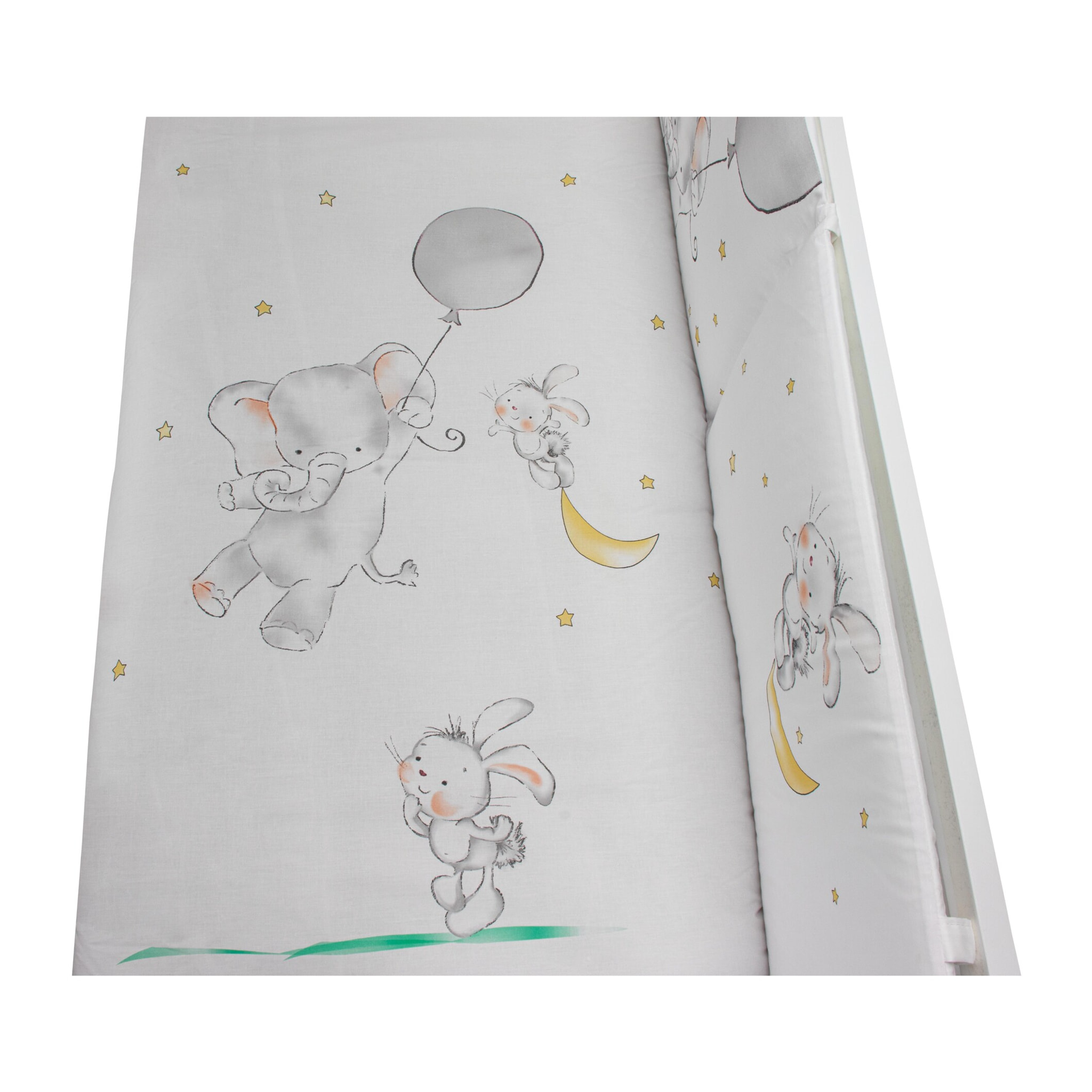 Set Textil Baúl y Funda Nórdica Elefante Globo