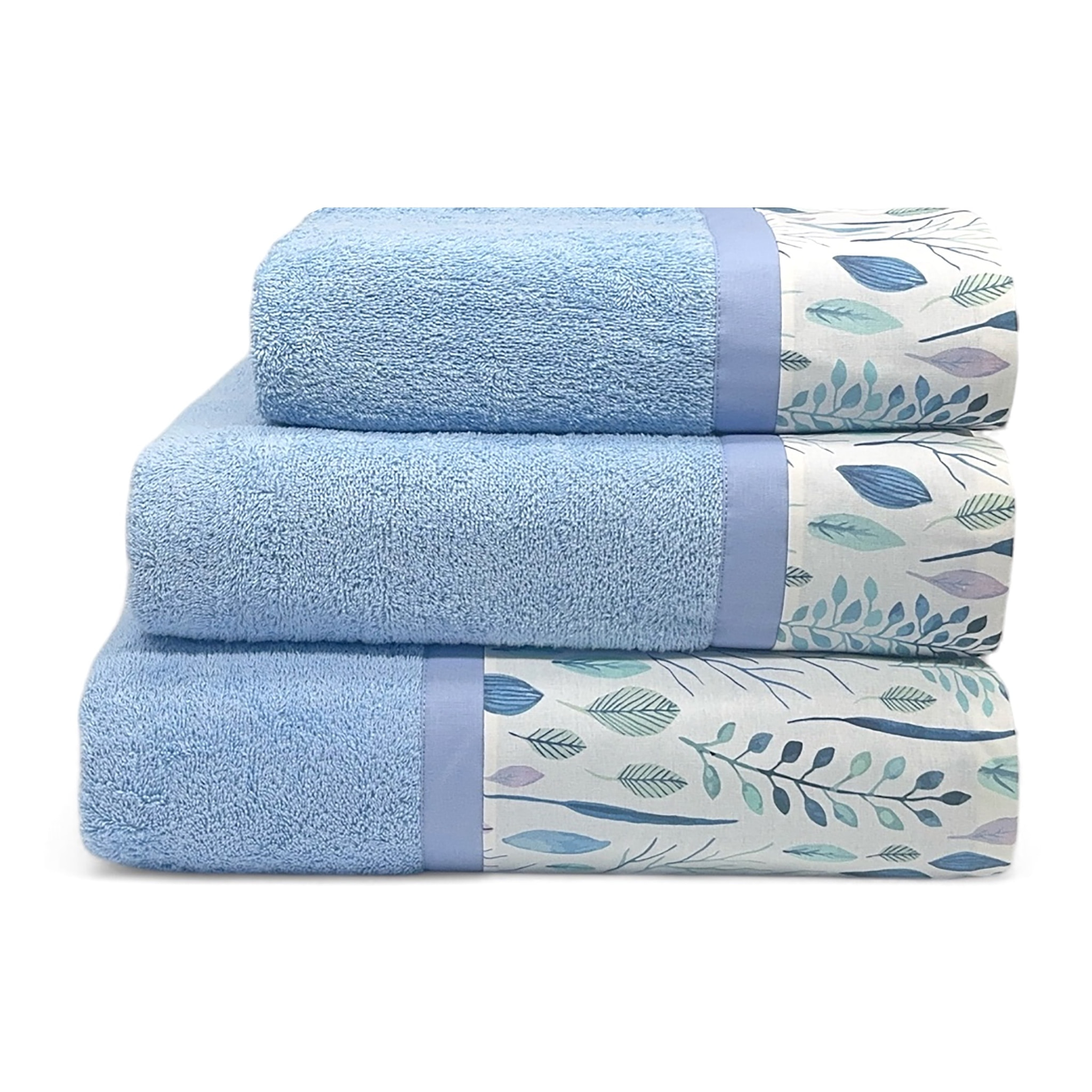 Set Spugna CORALLO 3 Pezzi: Viso+Ospite+Telo Bagno