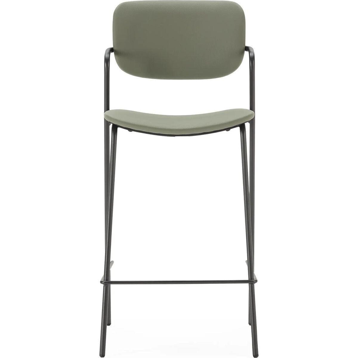 Lot de 2 tabourets en simili - SKANDI