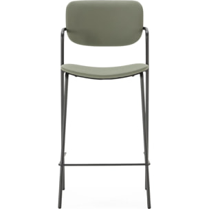 Lot de 2 tabourets en simili - SKANDI