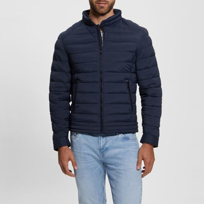 Doudoune - coupe-vent - slim fit - bleu marine