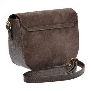 Borsa a spalla Anna Luchini Marrone