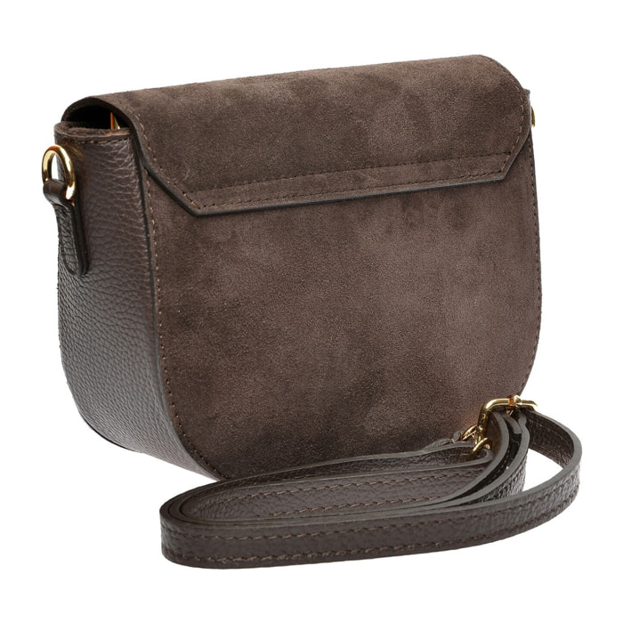 Borsa a spalla Anna Luchini Marrone