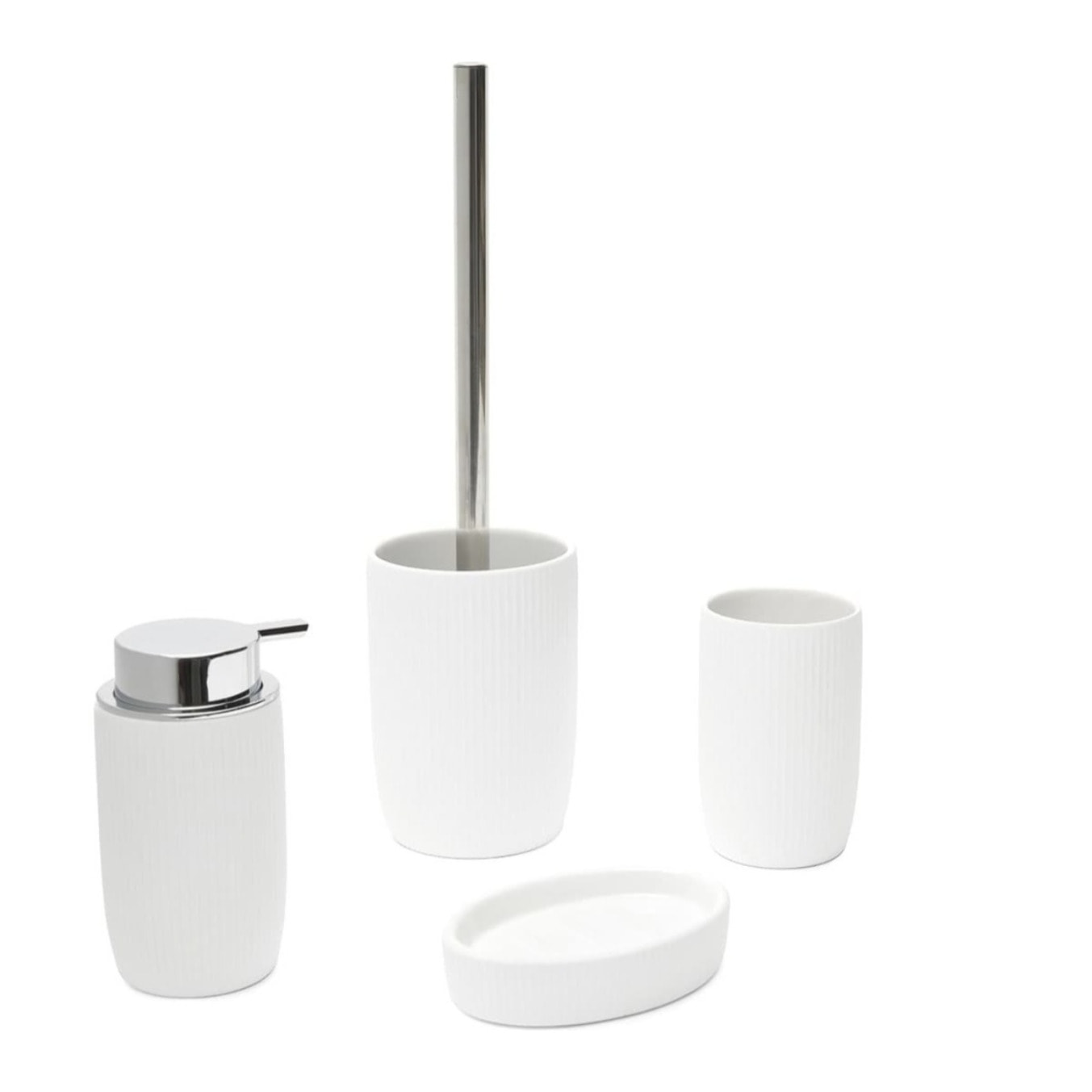Evolution distributeur de savon en céramique, blanc (SATDEVO99BI)