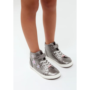 Zapatillas Altas De Niña Barefoot Con Estrellas