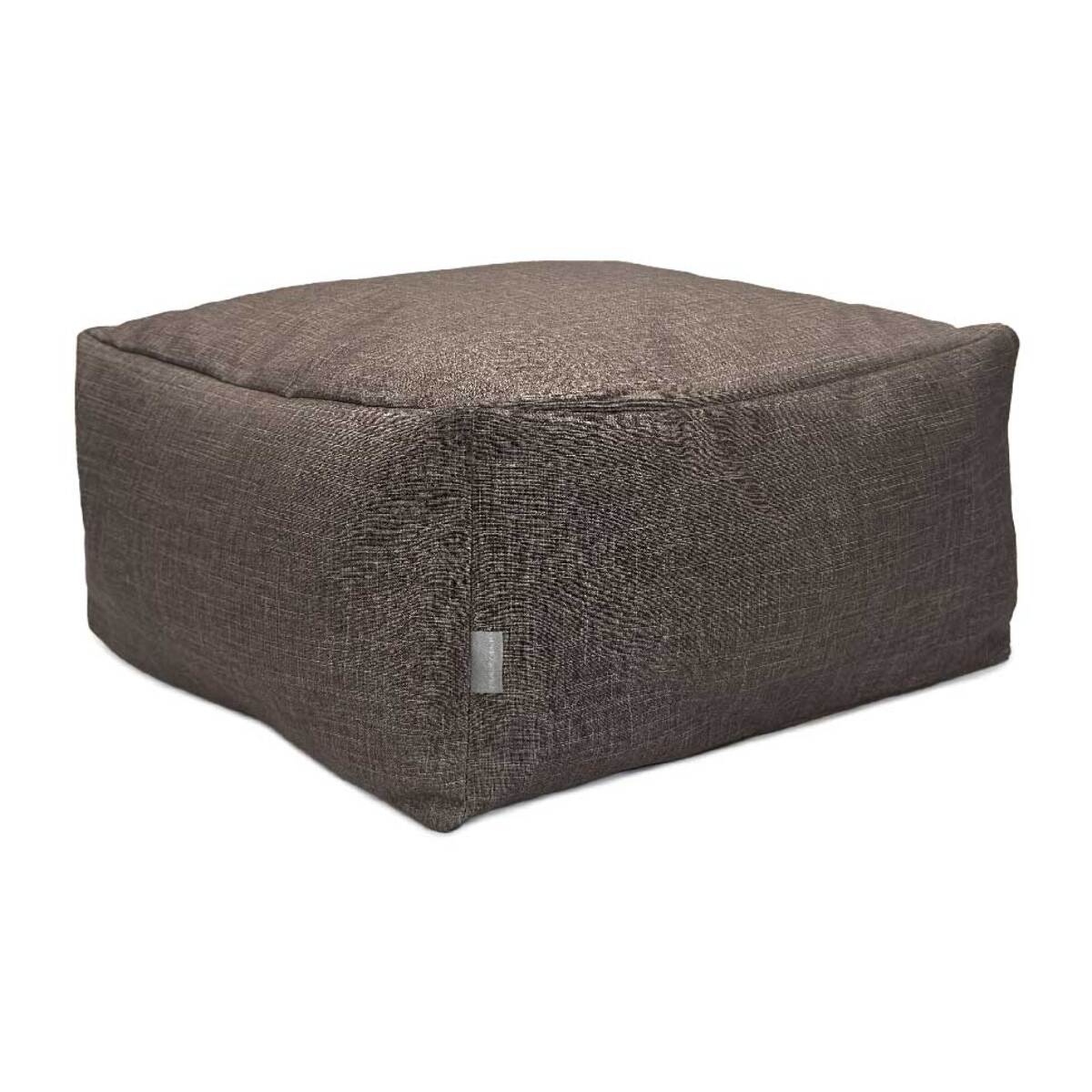 Puff desenfundable MAYA chocolate 50x50x25 cm. Disponible en varios colores
