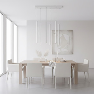 Lampada a sospensione SELTER in acciaio grigio