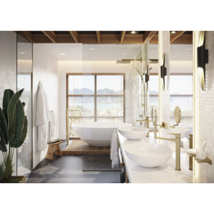 Porte serviette 648mm AddStoris Q, Bronze brossé