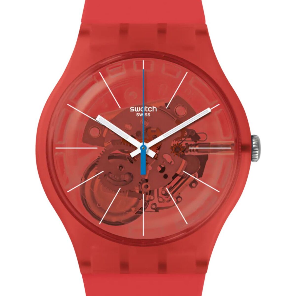 Reloj Swatch SUOO105 Hombre Analogico Cuarzo con Correa de Plastico