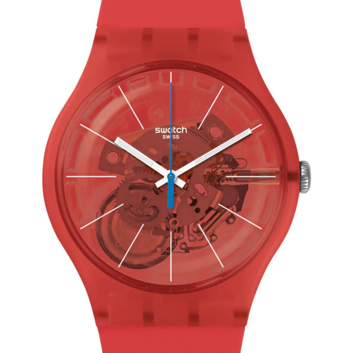 Reloj Swatch SUOO105 Hombre Analogico Cuarzo con Correa de Plastico