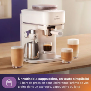Machine à expresso PHILIPS Baristina Latte BAR400/00 - Blanc
