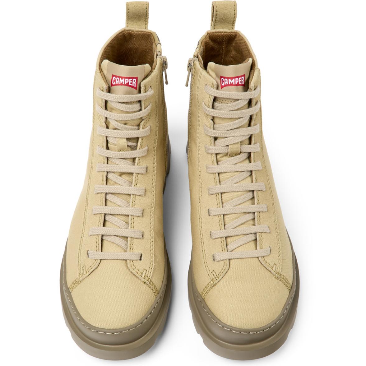 CAMPER Brutus - Stivalett al Ginocchio Beige Donna