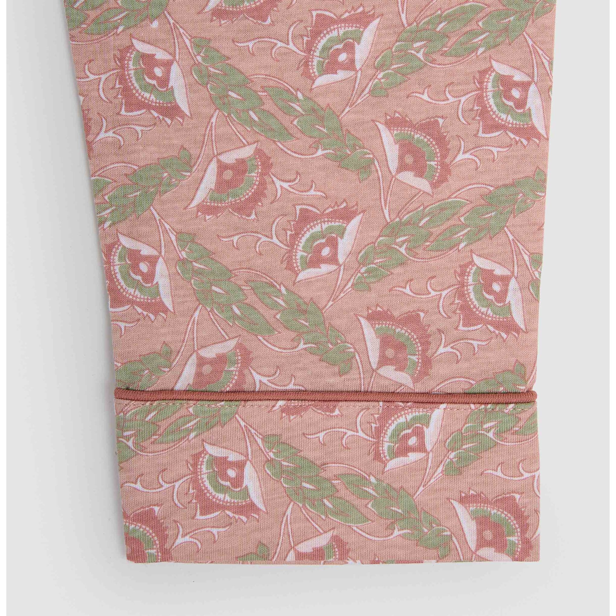 Pijama largo camisero algodón solta rosa
