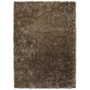 Tapis longs poils shaggy tissé motif uni PONE