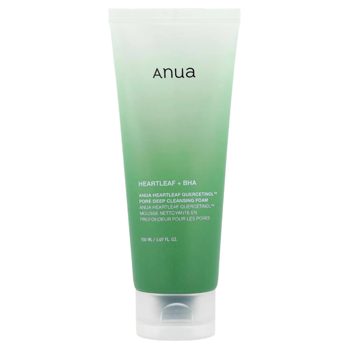 Espuma Limpiadora Heartleaf Quercetinol Pore Deep Cleansing Foam Anua 150 ml