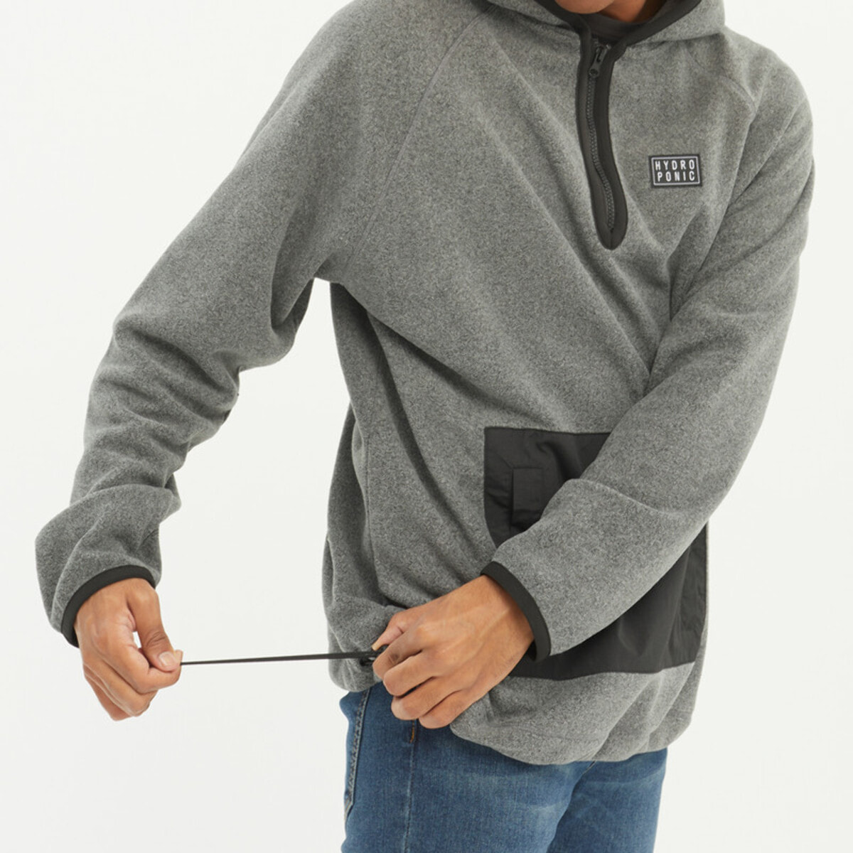 Sudadera con capucha y media cremallera ECHO Hydroponic