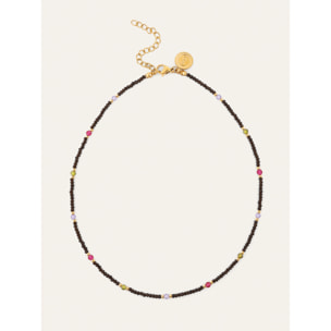 Collar Winter Glam Acero Baño Oro