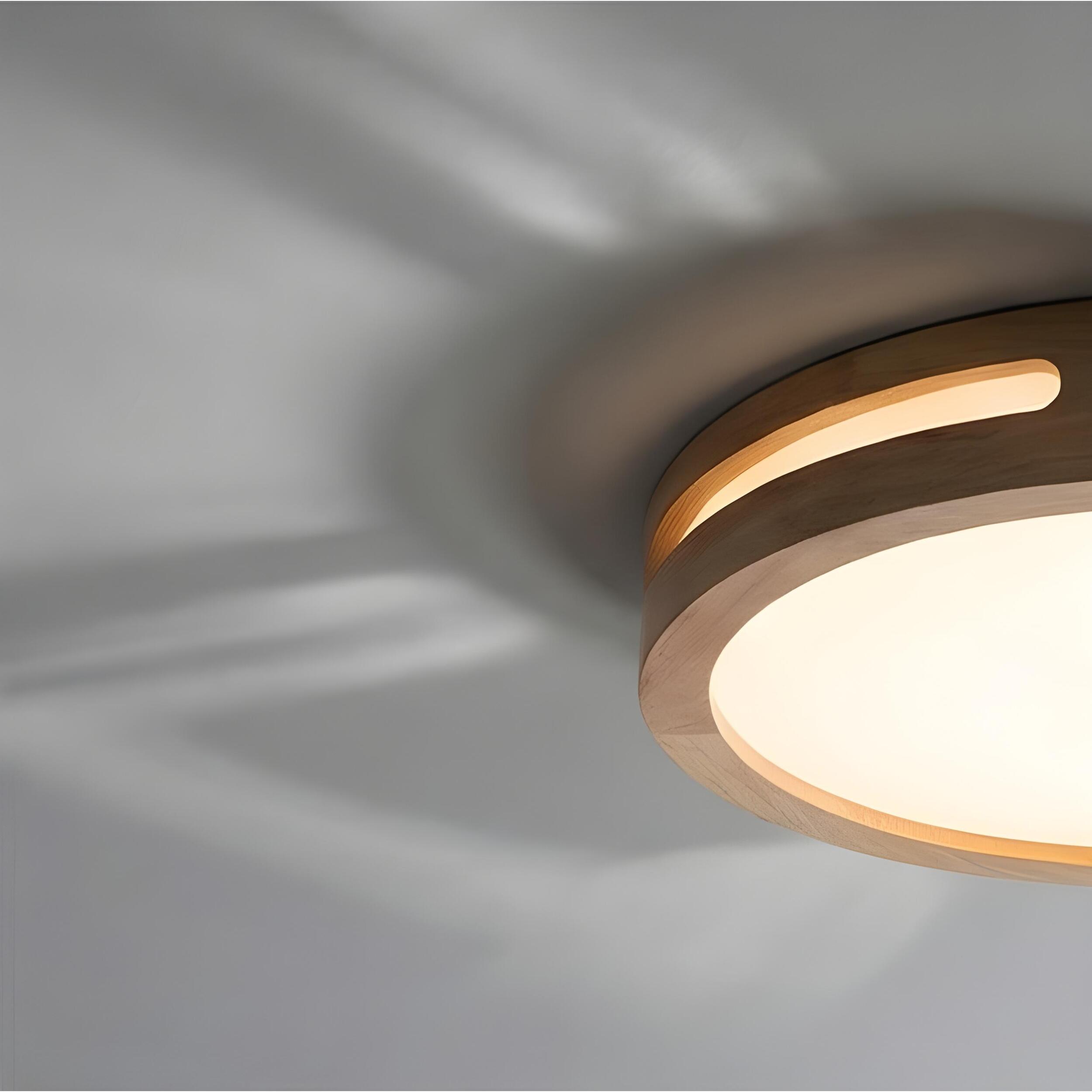 FORLIGHT PLAFÓN IP20 LU LED 22.5W BLANCO NEUTRO - 4000K ON-OFF MADERA CLARA