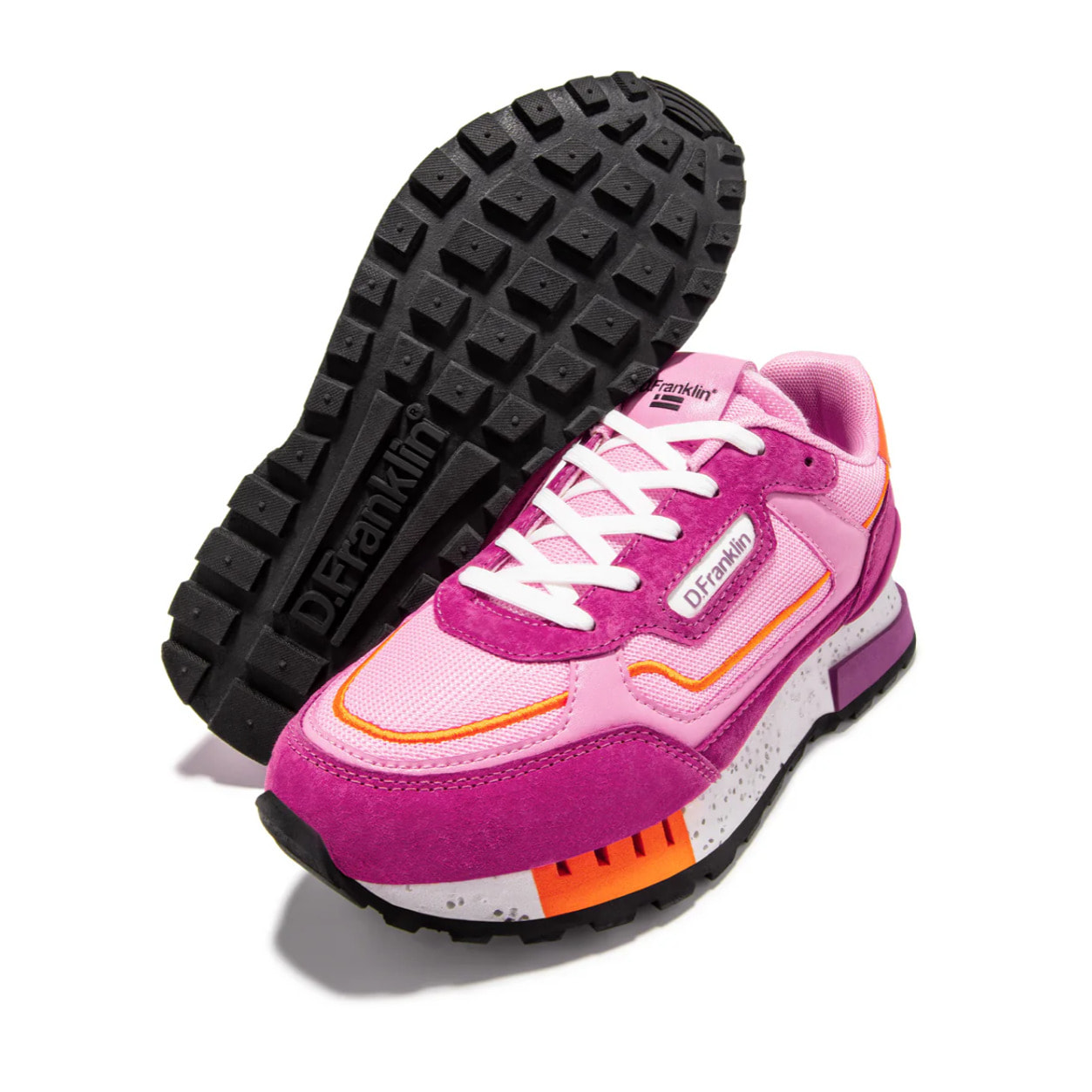 Zapatillas Deportivas Casual Mujer Vibla Zig Fucsia D.Franklin